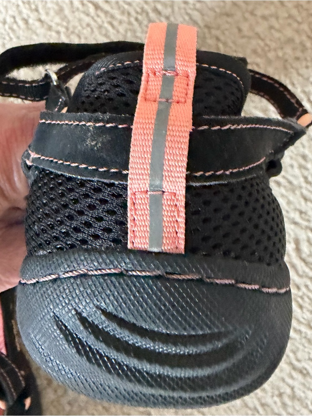 JBU by Jambu Women’s Black & Coral Strap Sport Sandals - Land or Water - Picture 6 of 8